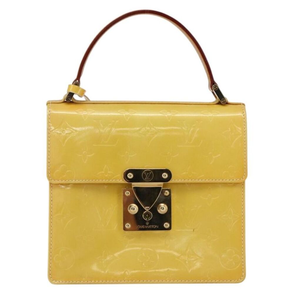 Louis Vuitton Spring Street Nm Patent Leather Yellow Patent_Leather Handbag